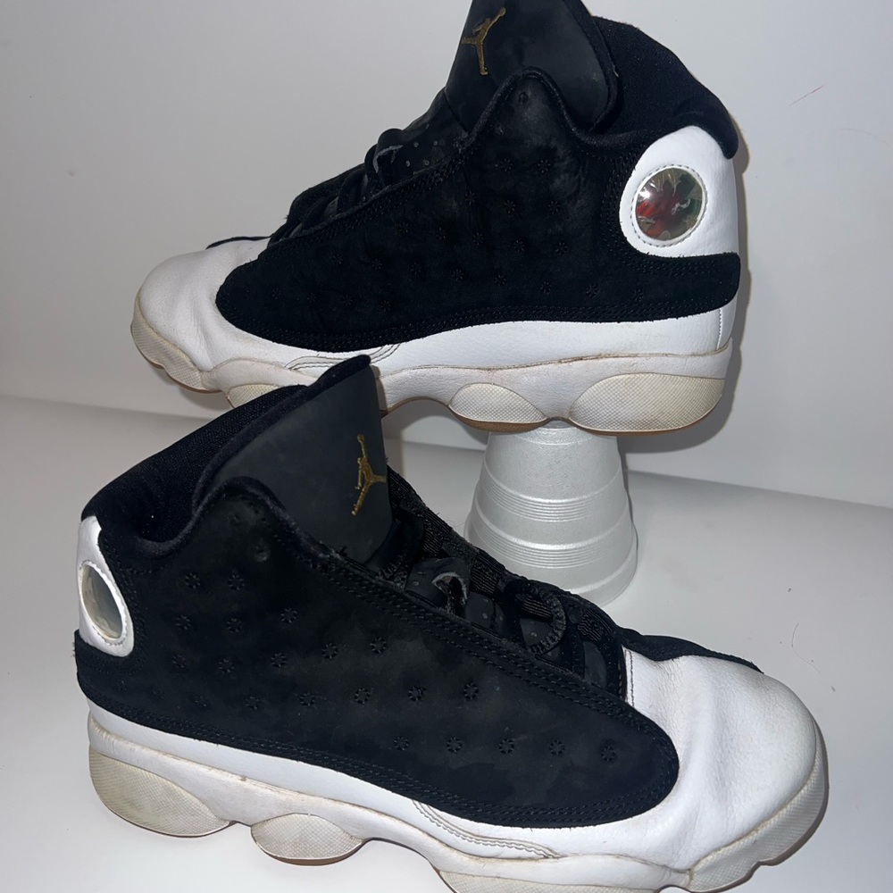 Air Jordan Black and White Sneakers